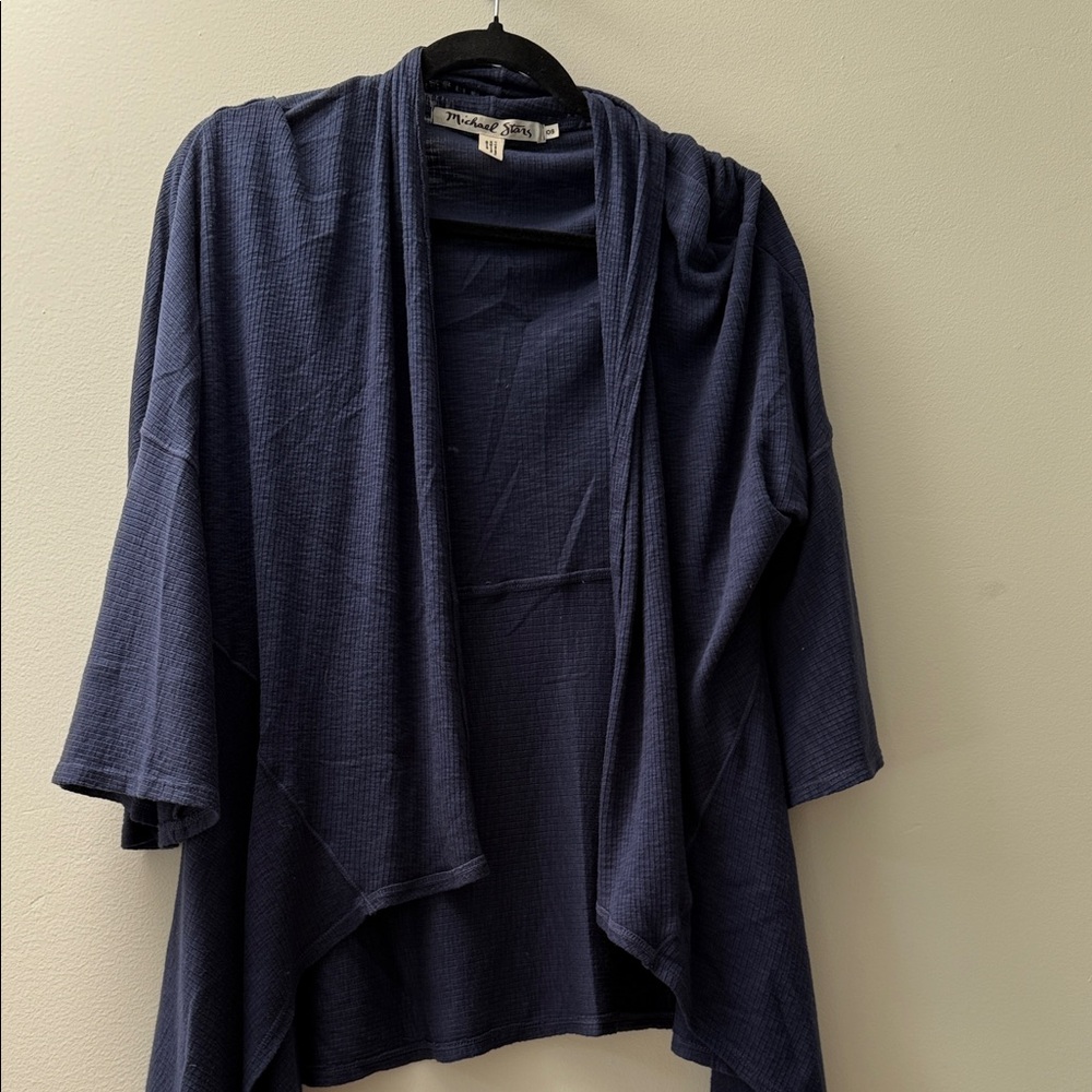 Michael Stars Navy Open Cardigan